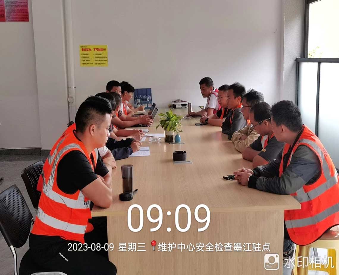 墨江项目部做安全出产培训